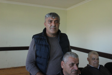 Balakən Rayon İcra Hakimiyyətinin başçısı İslam Rzayev  Talalar kəndində sakinlərlə görüşüb