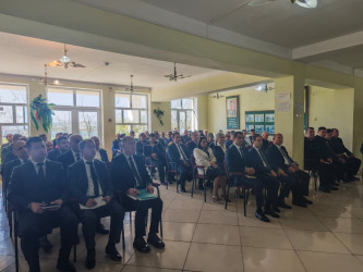 Balakən Rayon İcra Hakimiyyətinin başçısı Natiq Ağayev Gülüzanbinə kəndində sakinlərlə görüşüb