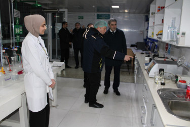 Balakən Rayon İcra Hakimiyyətinin başçısı Natiq Ağayev “BALACANS” MMC-də istehsal prosesi ilə tanış olub