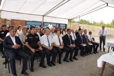 Balakən Rayon İcra Hakimiyyətinin başçısı Natiq Ağayev Qarahacılı kəndində sakinlərlə görüşüb