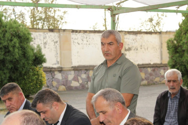 Balakən Rayon İcra Hakimiyyətinin başçısı Püştətala kəndində sakinlərlə görüşüb
