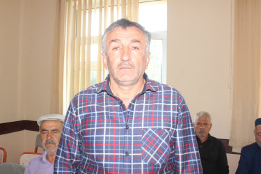 Balakən Rayon İcra Hakimiyyətinin başçısı İslam Rzayev  Meşəşambul kəndində sakinlərlə görüşüb