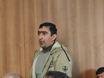 Balakən Rayon İcra Hakimiyyətinin başçısı Natiq Ağayev Hənifə kəndində sakinlərin müraciətlərini dinləyib