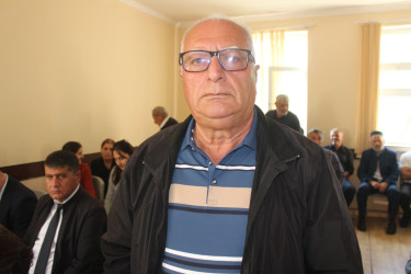 Balakən Rayon İcra Hakimiyyətinin başçısı İslam Rzayev  Meşəşambul kəndində sakinlərlə görüşüb