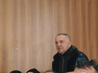 Balakən Rayon İcra Hakimiyyətinin başçısı Natiq Ağayev Hənifə kəndində sakinlərin müraciətlərini dinləyib