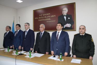 Yeni Azərbaycan Partiyası Balakən rayon təşkilatının 33-cü ildönümü qeyd olunub