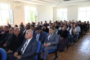 Balakən Rayon İcra Hakimiyyətinin başçısı Natiq Ağayev  vətəndaşlarla növbəti səyyar görüş keçirib 
