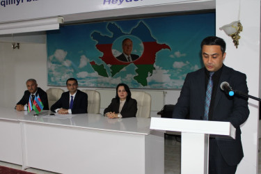 Balakəndə "Azərbaycan memarlığında Heydər Əliyev imzası”  adlı konfrans keçirilib