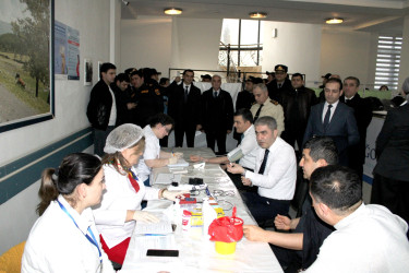 Balakəndə qanvermə aksiyası keçirilib