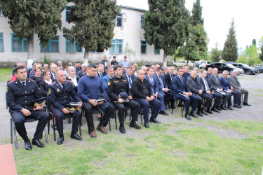 Balakən Rayon İcra Hakimiyyətinin başçısı Natiq Ağayev Tülü kəndində sakinlərlə görüşüb