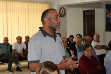Balakən Rayon İcra Hakimiyyətinin başçısı növbəti səyyar qəbulu Katex kəndində keçirib