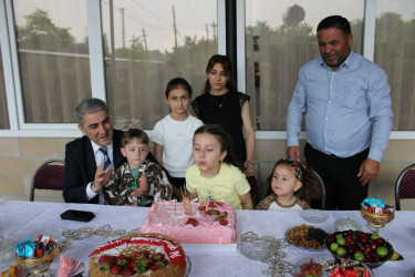 Balakən Rayon İcra Hakimiyyətinin başçısı Natiq Ağayev Şəhid qızını doğum günü münasibətilə təbrik edib