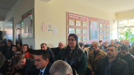 Balakən Rayon İcra Hakimiyyətinin başçısı Natiq Ağayev vətəndaşlarla növbəti görüş keçirib