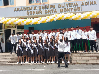 Balakən ümumtəhsil məktəblərində “Son zəng” tədbirləri keçirilib