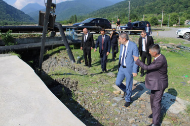 Balakən Rayon İcra Hakimiyyətinin başçısı Natiq Ağayev sakinlərlə görüşüb