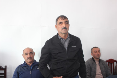 Balakən Rayon İcra Hakimiyyətinin başçısı Natiq Ağayev Kortala kəndində səyyar qəbul keçirib