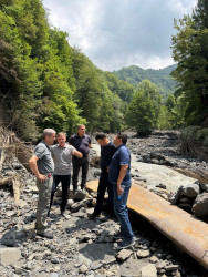Balakən Rayon İcra Hakimiyyətinin başçısı sel nəticəsində ciddi ziyan dəymiş içməli su mənbələrinə baxış keçirib.