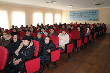 Balakən Rayon İcra Hakimiyyətinin başçısı Natiq Ağayev İtitala kəndində sakinlərlə görüşüb