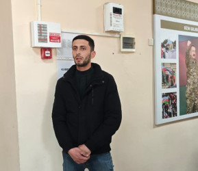 Balakən Rayon İcra Hakimiyyətinin başçısı Natiq Ağayev  növbəti səyyar qəbulunu Poştbinə kəndində keçirib