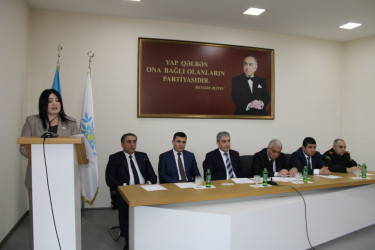 Yeni Azərbaycan Partiyası Balakən rayon təşkilatının 33-cü ildönümü qeyd olunub