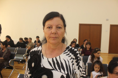 Balakən Rayon İcra Hakimiyyətinin başçısı İslam Rzayev  Yeni Şərif kəndində sakinlərlə görüşüb