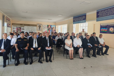 Balakən Rayon İcra Hakimiyyətinin başçısı Natiq Ağayev iyunun 18-də Qabaqçöl qəsəbəsində sakinlərlə görüşüb