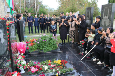 Vətən müharibəsi şəhidi Xaqani Nəsibovun əziz xatirəsi ehtiramla yad edilib