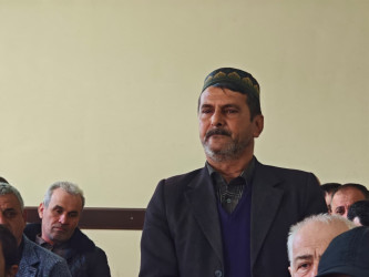 Balakən Rayon İcra Hakimiyyətinin başçısı Natiq Ağayev  Talalar kəndində sakinlərlə görüşüb