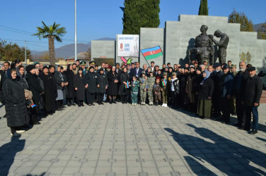 8 Noyabr-Zəfər Günü Balakəndə böyük coşqu ilə qeyd olunub