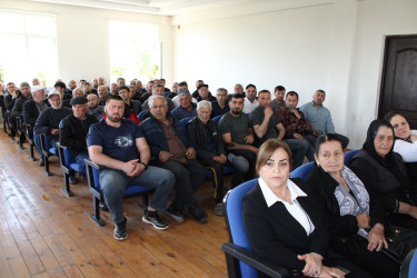 Balakən Rayon İcra Hakimiyyətinin başçısı Natiq Ağayev  vətəndaşlarla növbəti səyyar görüş keçirib 