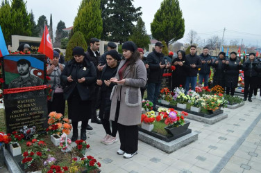 Şəhid Qurban Hacıyevin xatirəsi yad edilib