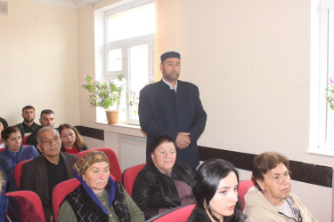 Balakən RİH-in başçısı İslam Rzayev  növbəti vətəndaş qəbulunu Katex kəndində keçirib
