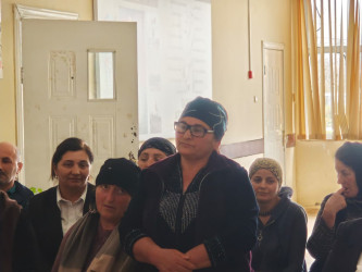 Balakən Rayon İcra Hakimiyyətinin başçısı Natiq Ağayev  Meşəşambul kəndində səyyar qəbul keçirib