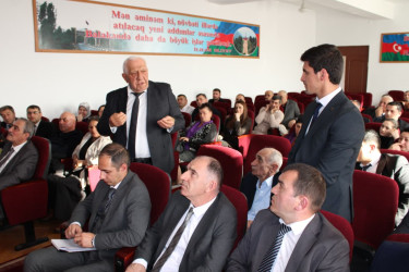 Balakən rayonunda kiçik sahibkarlıq fəaliyyəti ilə məşğul olan sahibkarlarla görüş keçirildi.