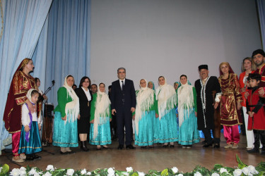 Balakəndə folklor qrupların konsert proqramı təşkil olunub.