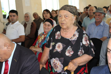 Balakən Rayon İcra Hakimiyyətinin başçısı növbəti səyyar qəbulu Cederovtala kəndində keçirib