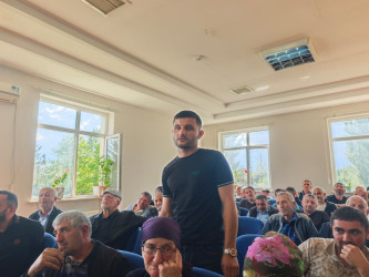 Balakən Rayon İcra Hakimiyyətinin başçısı Natiq Ağayev  vətəndaşlarla növbəti səyyar görüş keçirib 
