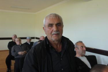 Balakən Rayon İcra Hakimiyyətinin başçısı İslam Rzayev  Talalar kəndində sakinlərlə görüşüb