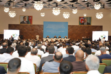 Qaxda Şəki-Zaqatala iqtisadi rayonu üzrə regional müşavirə keçirilib