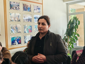 Balakən Rayon İcra Hakimiyyətinin başçısı Natiq Ağayev Qasbinə kəndində sakinlərlə görüşüb