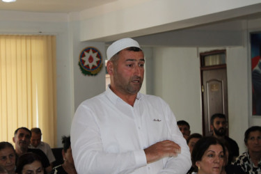 Balakən Rayon İcra Hakimiyyətinin başçısı növbəti səyyar qəbulu Katex kəndində keçirib
